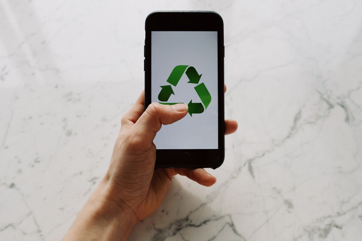 FREE ELECTRONICS RECYCLING editorial photograph